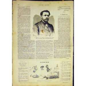  Portrait Chervin Paris Founder French Print 1868: Home 