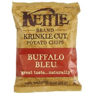 Kettle Brand Krinkle Cut Buffalo Bleu Chips 2 oz  Grocery 