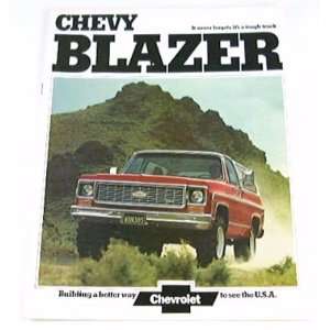  1974 74 Chevrolet Chevy BLAZER Truck BROCHURE 2wd 4wd 