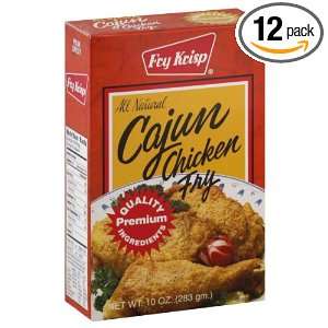 Fry Krisp Cajun Chicken Fry, 10 Ounce (Pack of 12)  