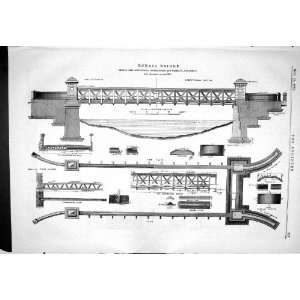  1885 ENGINEERING ECHAIG BRIDGE BELL MILLER ROUNDTHWAITE 