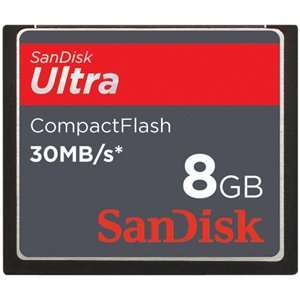  SanDisk 8GB Ultra CompactFlash (CF) Card. 8GB COMPACT 
