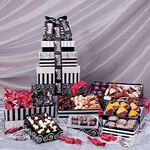 Dilettante® Chocolate Indulgence Holiday Gift Tower Mothers Day Gift