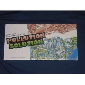  POLLUTION SOLUTION The Game of Enviromental Impact Board 