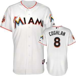  Chris Coghlan Jersey Miami Marlins #8 Home White 