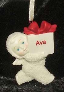 Dept 56 Snowbabies Christmas Name Ornaments *VARIOUS*  