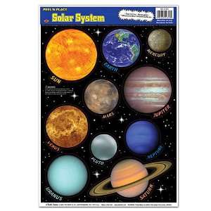 Solar System Peel N Place (Pack of 12) Patio, Lawn 