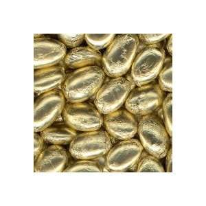 Gold Jordan Almonds   Foil Wrapped Grocery & Gourmet Food