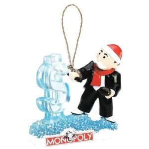  Monopoly Ice Sculpture Christmas Ornament by Basic Fun 