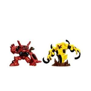   the Fallen Movie Robot Heroes 2 Pack Rampage Vs. Mudflap Toys & Games