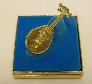 Vintage AVON Mandolin Shaped Fragrance Glace Holder  NEW/NIB  