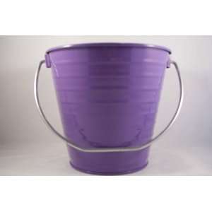  $ 1.50 Each Metal Bucket Purple with Rims 5.5 x 6 H Pack 