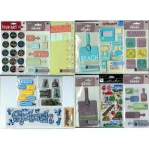  Scrapbooking Embellishments   Vacation / Travel Case Pack 