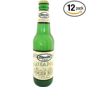 Barritts PINEAPPLE BERMUDA GINGER BEER The Pineapple Triangle, 12 