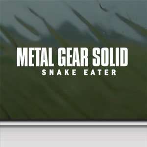  Metal Gear Solid White Sticker Snake Eater Laptop Vinyl 