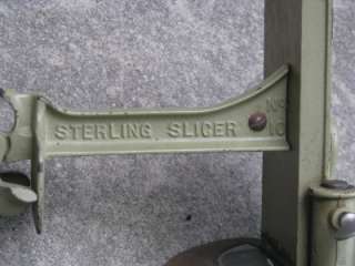 This is a J. Anstice Rockchester New York Sterling Meat Slicer # 10 