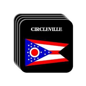 US State Flag   CIRCLEVILLE, Ohio (OH) Set of 4 Mini Mousepad Coasters