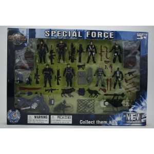  Full 60 Piece Special Forces Police Soldiers vs. Villains 