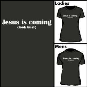  INK CORRECT T SHIRT Jesus is coming (look busy) Kitchen 
