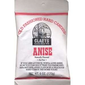 Claeys, Old Fashioned Hard Candy Anise, 6 Ounce Bag:  