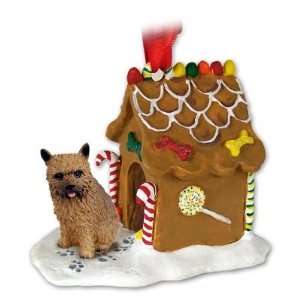 Norwich Terrier Ginger Bread Dog House Ornament:  Home 