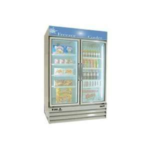   Glass Door Combination Refrigerator/Freezer Merchandiser: Appliances