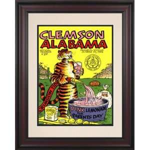  1969 Clemson vs. Alabama 10.5x14 Framed Historic Football 