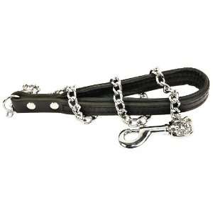   Padded Leather Handle with Chrome Plated Steel Chain by Sprenger 