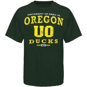  Oregon Ducks Green Staubach T shirt