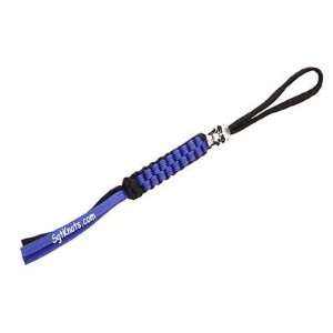   SGT KNOTS Paracord Lanyard   Black/Blue with Skull
