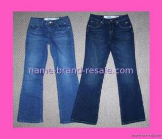 LOT 2 JUSTICE DENIM SIMPLY LOW FLARE JEANS GIRLS 10 R  