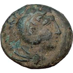   III the GREAT 336BC Ancient GREEK Coin HERCULES Weapons Bow and club