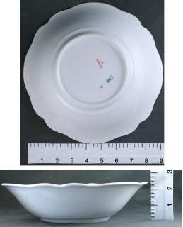 LARGE OHME SILESIAN PORCELAIN OLD IVORY SERVING BOWL  