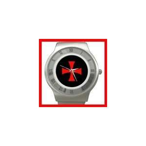  Knights Templar Fraternal GIFT Cross Stainless Steel Watch 