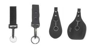 POLICE KEY RING HOLDERS  PLAIN OR WITH FLAP OR SILENCER  