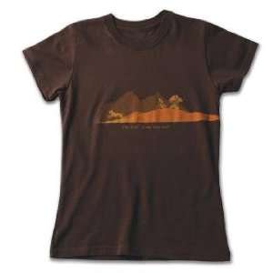  Ruffwear Womens Adventure T Shirt   Single Track Brown L 