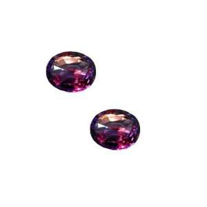  Alexandrite Simulated Unset Loose Gemstone 5 x 7mm Oval 