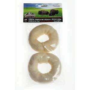  Bison Rawhide Chews   Small Bagels