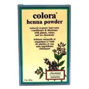  Colora Henna Veg Hair Chestnut 2 oz. (Case of 6) Health 