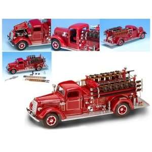  1938 Mack Type 75 Fire Truck 1/24 Red Toys & Games