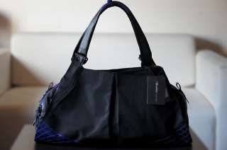 NIKE MONIKA CLUB BAG   Premium Leather & Nylon Gym Duffle   $175 