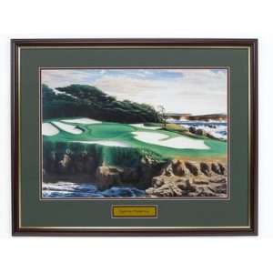  Golf Gifts and Gallery Cypress Point 15 Framed Art (24 X 