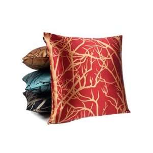   : Decorative Modern Firebrick Red Throw Pillow Cover: Home & Kitchen