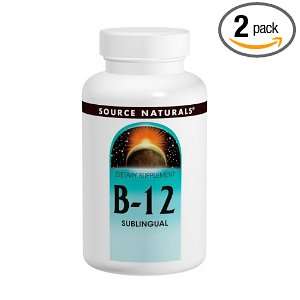 Source Naturals Vitamin B 12 2000mcg, 50 Tablets (Pack of 