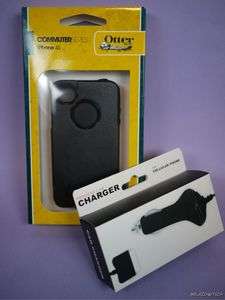   Package Warranty Otterbox Commuter Case Cover Black for iPhone 4 4S