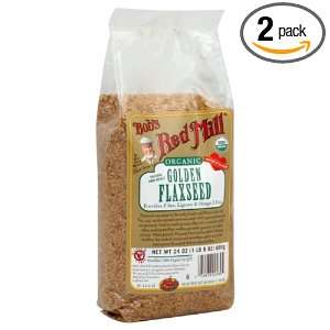 Bobs Red Mill Flaxseed Golden Organic Grocery & Gourmet Food