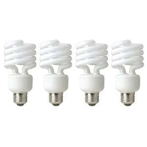   Spiral Compact Fluorescent Bulb, Cool White, 4 Pack