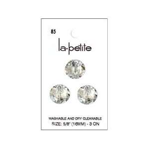  LaPetite Buttons 5/8 Shank Crystal (3 Pack) Health 