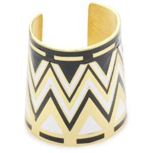  House of Harlow 1960 14k Yellow Gold Plated Large Tribal 
