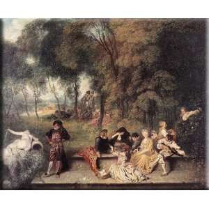   Canvas Art by Watteau, Jean Antoine 